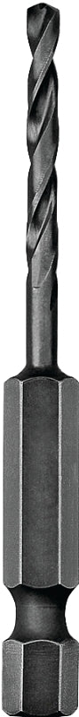 DEWALT DEWALT DD5118 Impact Drill Bit, 9/32 in Dia, 3-1/2 in OAL, Spiral Flute, 1/4 in Dia Shank, Hex Shank