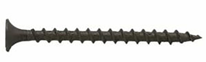 PRO-FIT ProFIT 0286179 Screw, All-Purpose, #8 Thread, 3 in L, Coarse Thread, Bugle Head, Phillips Drive, Sharp Point, Phosphate