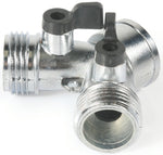 CAMCO Camco USA 20113 Shut-Off Valve, Male x Male, Metal, Silver