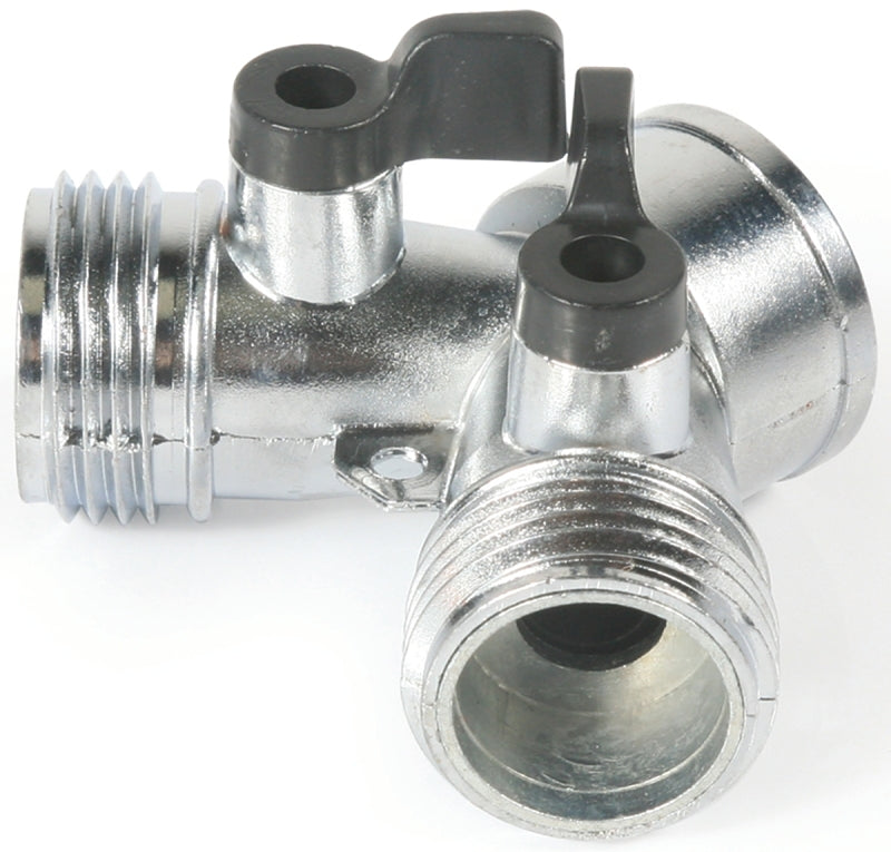 CAMCO Camco USA 20113 Shut-Off Valve, Male x Male, Metal, Silver