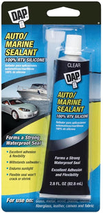 DAP DAP 7079800756 Auto/Marine Sealant, Clear, 2.8 oz Tube PAINT DAP