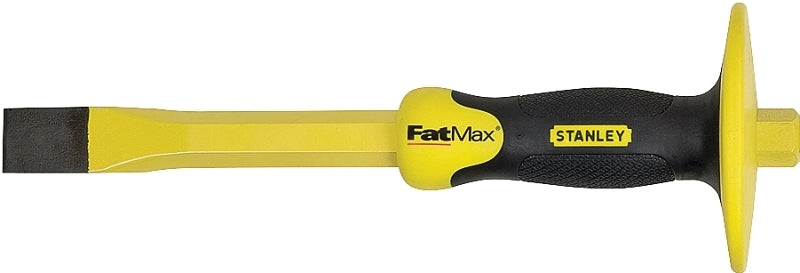 STANLEY TOOLS STANLEY FMHT16494 Cold Chisel with Guard, 1 in Tip, 12 in OAL, Steel Blade