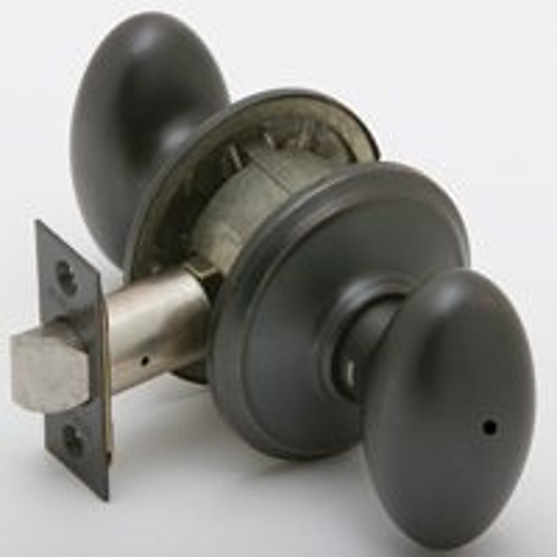 SCHLAGE LOCK Schlage F Series F40VSIE716 Privacy Lever, Mechanical Lock, Aged Bronze, Knob Handle, Metal, Residential, 2 Grade HARDWARE & FARM SUPPLIES SCHLAGE LOCK