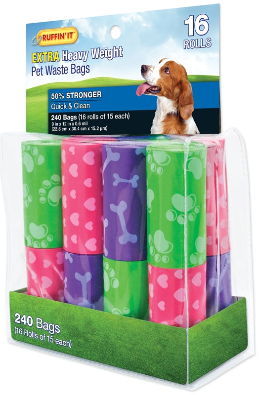 RUFFIN'IT Ruffin'It 19350 Dog Waste Bag, Plastic HARDWARE & FARM SUPPLIES RUFFIN'IT