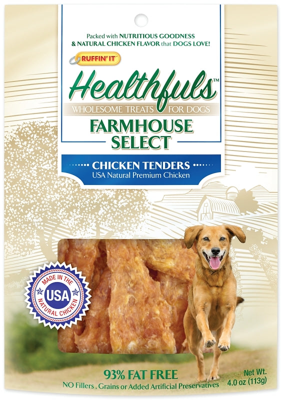 RUFFIN'IT Ruffin'It 08503 Dog Treat, 4 oz, Chicken