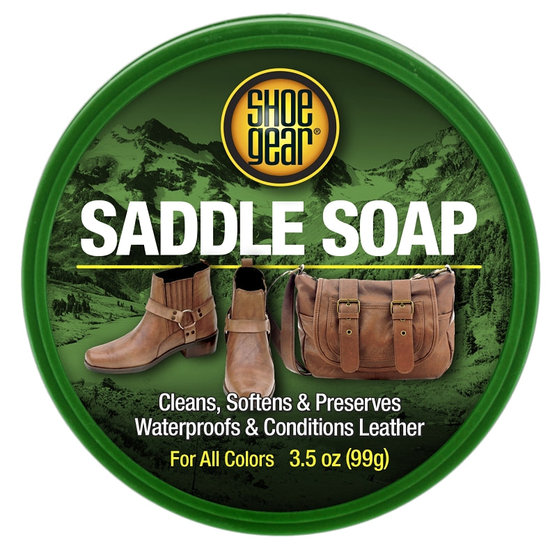 SHOE GEAR Shoe Gear 1N4428-3 Saddle Soap, Paste, 3.5 oz