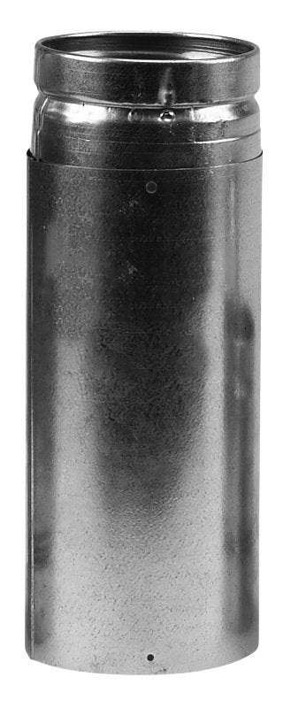 SELKIRK Selkirk 244086 Adjustable Pellet Pipe, 4 in Dia, 12 in L, Stainless Steel