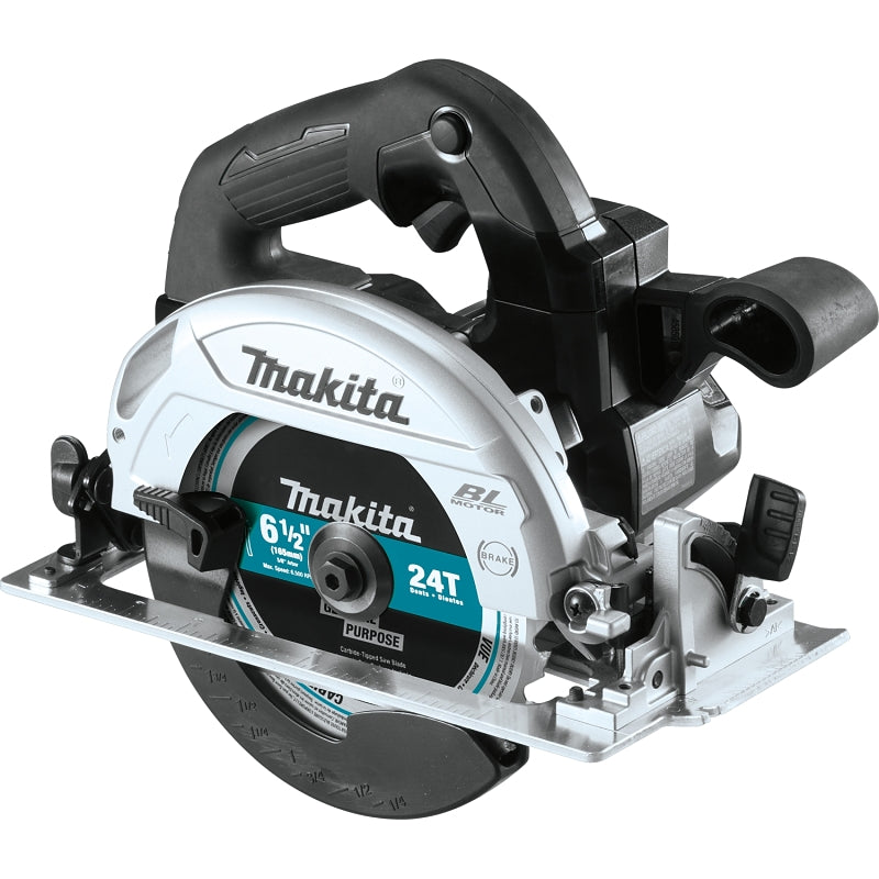 MAKITA Makita XSH04ZB Series Circular Saw, Tool Only, 18 V, 6-1/2 in Dia Blade, 0 to 50 deg Bevel, 2-1/4 in D Cutting