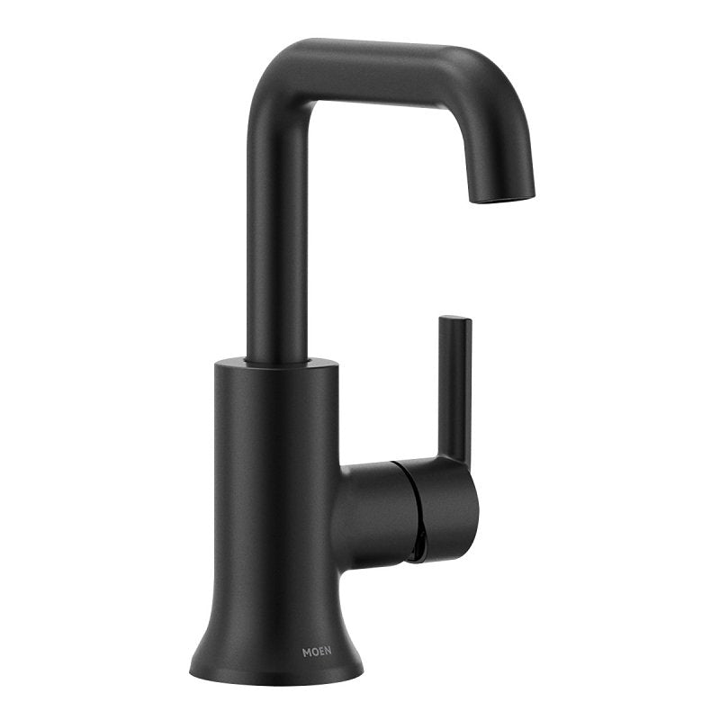 MOEN Moen Zyla Series 84140BL Bathroom Faucet, 1.2 gpm, 1-Faucet Handle, Metal/Plastic/Stainless Steel, Matte, ADA Compliant
