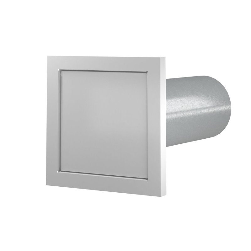 IMPERIAL Imperial VT0759 Wall Exhaust Hood, 6-3/4 in W Hood, 6-3/4 in H Hood, 4 in Duct, Steel Hood, White Hood