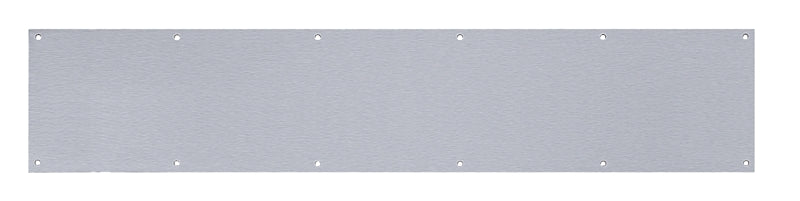 TELL MANUFACTURING Tell Manufacturing DT100055 Kick Plate, 6 in L, 30 in W, 0.05 Gauge, Stainless Steel