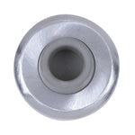 TELL MANUFACTURING Tell Manufacturing DT100084 Stop and Bumper, Silver, 2-1/2 in Dia Base, 1 in Projection, Iron, Satin