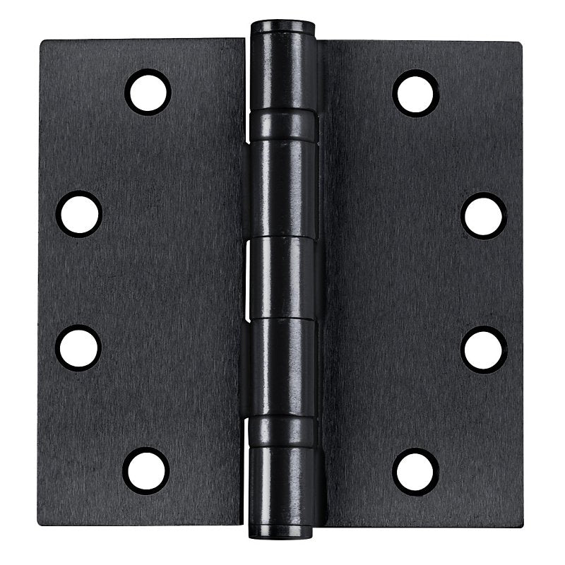 TELL MANUFACTURING Tell Manufacturing HG100330 Door Hinge, Steel, Matte Black, Removable Pin