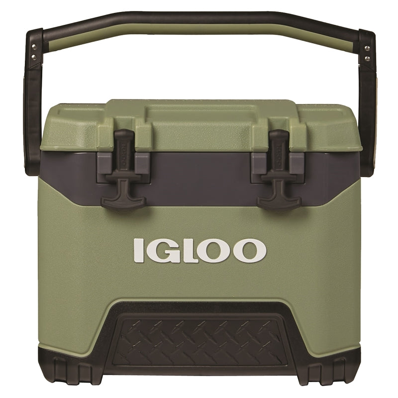 IGLOO Igloo BMX 00050538 Cooler, 37 Can Cooler, Plastic/Rubber/Stainless Steel, Oil Green, 4 days Ice Retention OUTDOOR LIVING & POWER EQUIPMENT IGLOO