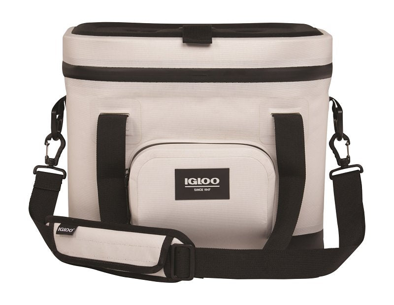 IGLOO Igloo Trailmate Series 0062200 Heavy-Duty Cool Bag, 30 cm L, 37 cm W, 12 qt, EVA/HDPE/Polyester, Bone, Zipper OUTDOOR LIVING & POWER EQUIPMENT IGLOO