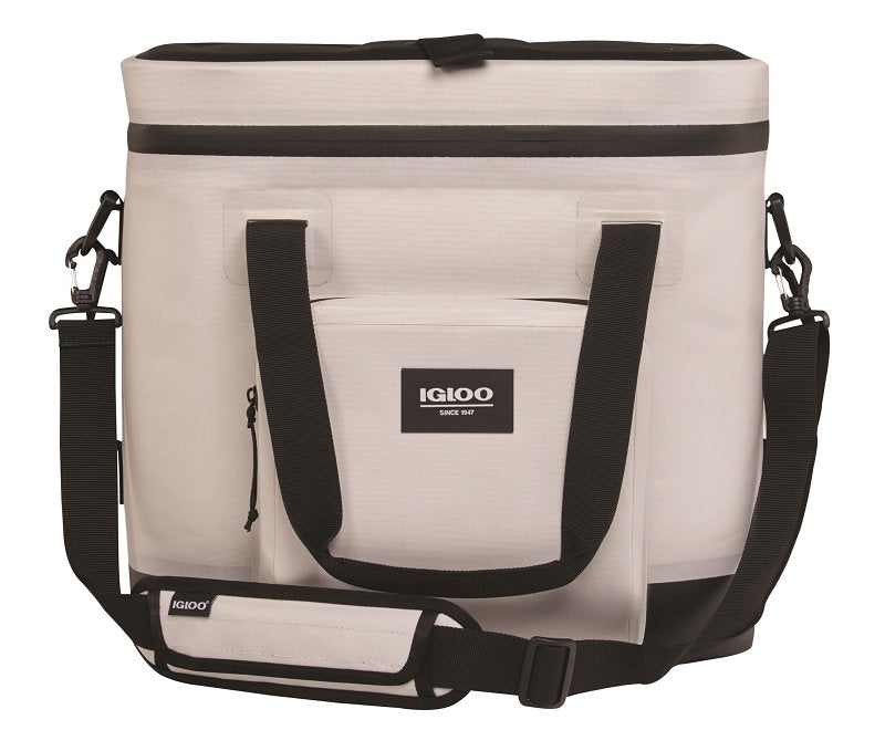 IGLOO Igloo Trailmate Series 0062204 Heavy-Duty Cool Bag, 31 cm L, 44.5 cm W, 30 qt, EVA/HDPE/Polyester, Bone, Zipper