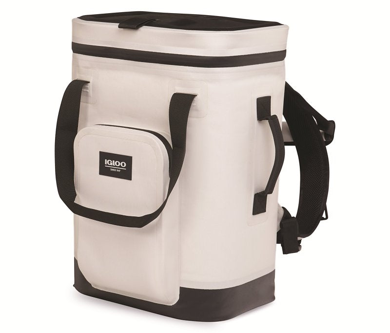 IGLOO Igloo Trailmate Series 0062208 Heavy-Duty Cool Bag, 30 cm L, 36 cm W, 23 qt, EVA/HDPE/Polyester, Bone, Zipper