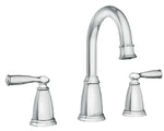 MOEN Moen Banbury Series 84947 Bathroom Faucet, 1.2 gpm, 2-Handle, 3-Faucet Hole, Metal, Chrome, Lever Handle