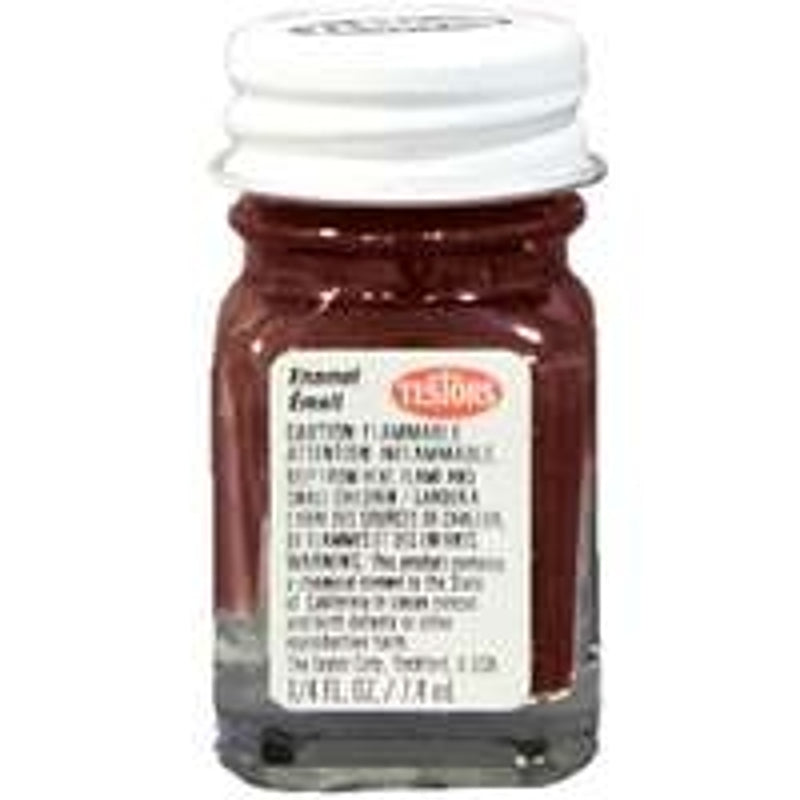 TESTORS Testors 1140TT Enamel Paint, Gloss, Brown, 0.25 oz, Bottle PAINT TESTORS
