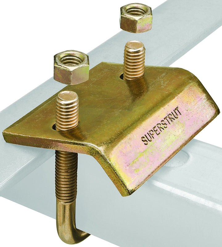 SUPERSTRUT SuperStrut ZU501-10 Beam Clamp, Steel, Gold, Galvanized ELECTRICAL SUPERSTRUT