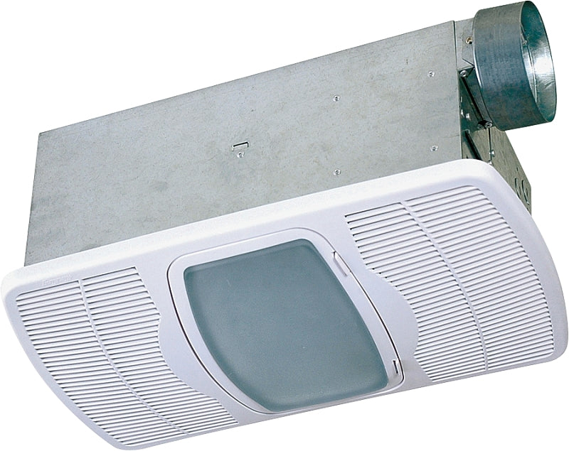 AIR KING Air King AK55L Exhaust Fan, 0.3 A, 120 V, 70 cfm Air, 5 Sone sones, 4 in Duct, White PLUMBING, HEATING & VENTILATION AIR KING