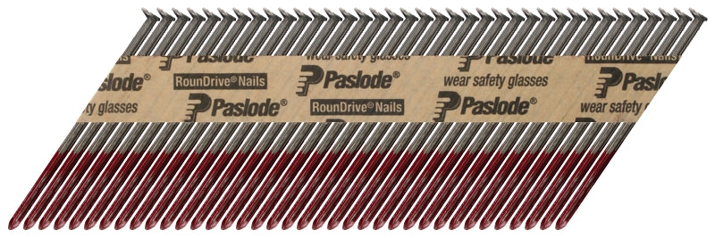 PASLODE Paslode 650830 Framing Nail, 3 in L, 10 ga Gauge, Steel, Bright, Full-Round Head, Smooth Shank