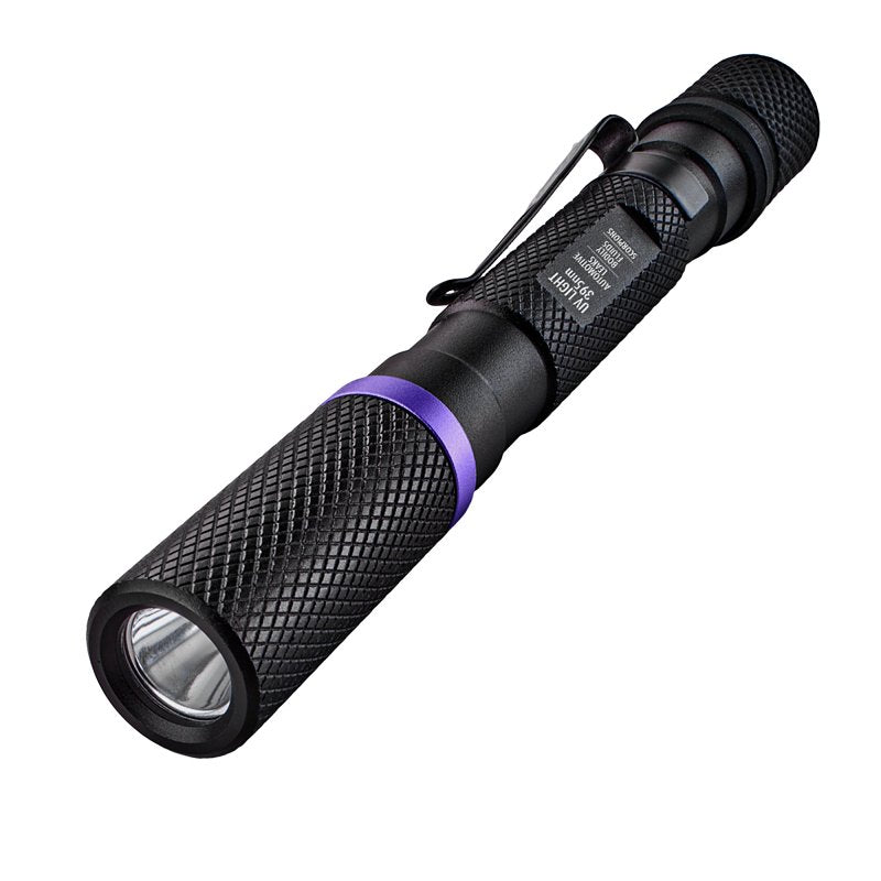 POLICE SECURITY Police Security 98343 UV Inspection Penlight, Small, AAA Battery, Alkaline Battery, LED Lamp, 1 to 99 Lumens, Black ELECTRICAL POLICE SECURITY