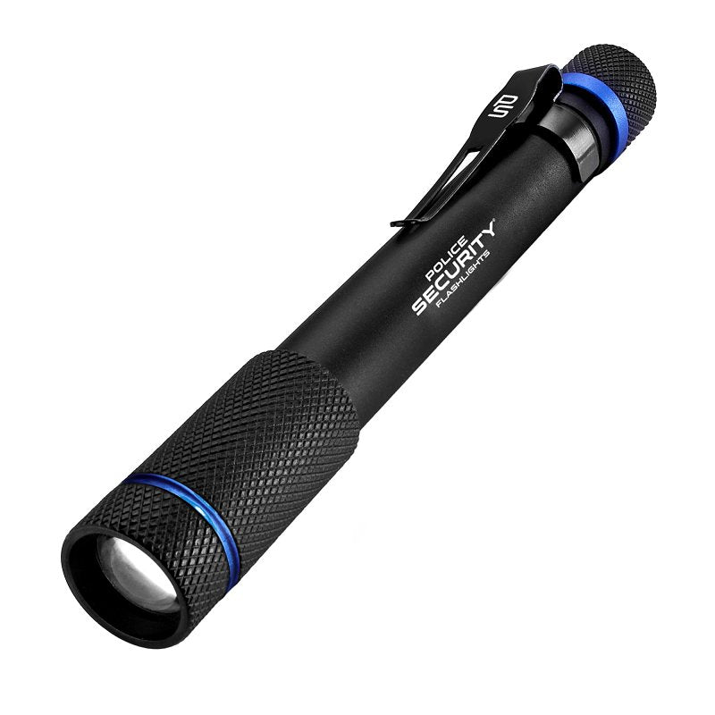 POLICE SECURITY Police Security Aura Series 98394 Flashlight, AAA Battery, Alkaline Battery, LED Lamp, 50 Lumens Low, 160 Lumens High ELECTRICAL POLICE SECURITY