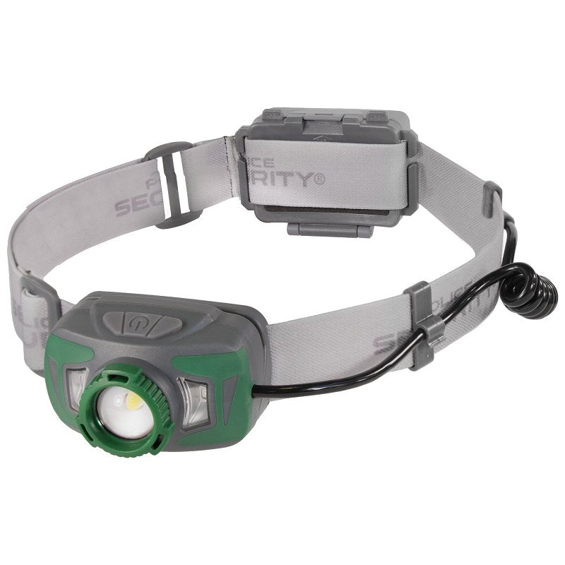 POLICE SECURITY Police Security Twin Power Series 97708 Headlamp, AAA Battery, Alkaline Battery, LED Lamp, 100, 200, 410, 800 Lumens ELECTRICAL POLICE SECURITY