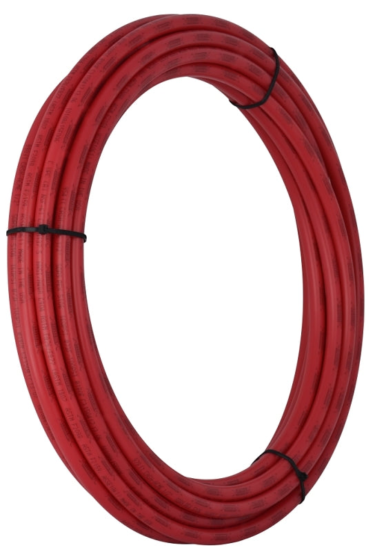 SHARKBITE SharkBite U860R100 Pipe, 1/2 in OD, 100 ft L, PEX-B, Polyethylene, Red