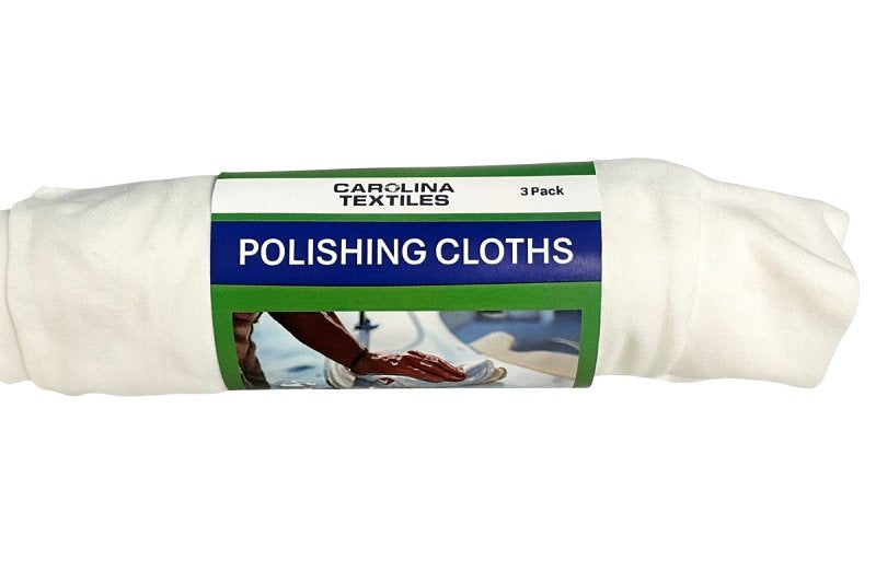 ALL RAGS POLISHING CLOTH COTTON WHT 3PK PAINT ALL RAGS