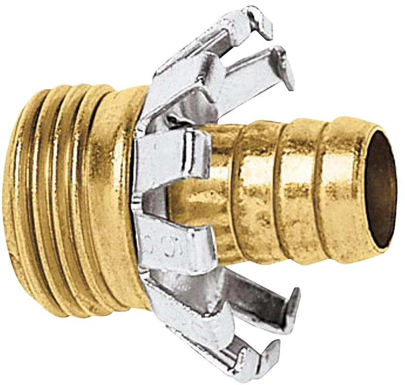 GILMOUR MFG Gilmour 858014-1001 Hose Coupling, 5/8 in, Male, Brass LAWN & GARDEN GILMOUR MFG