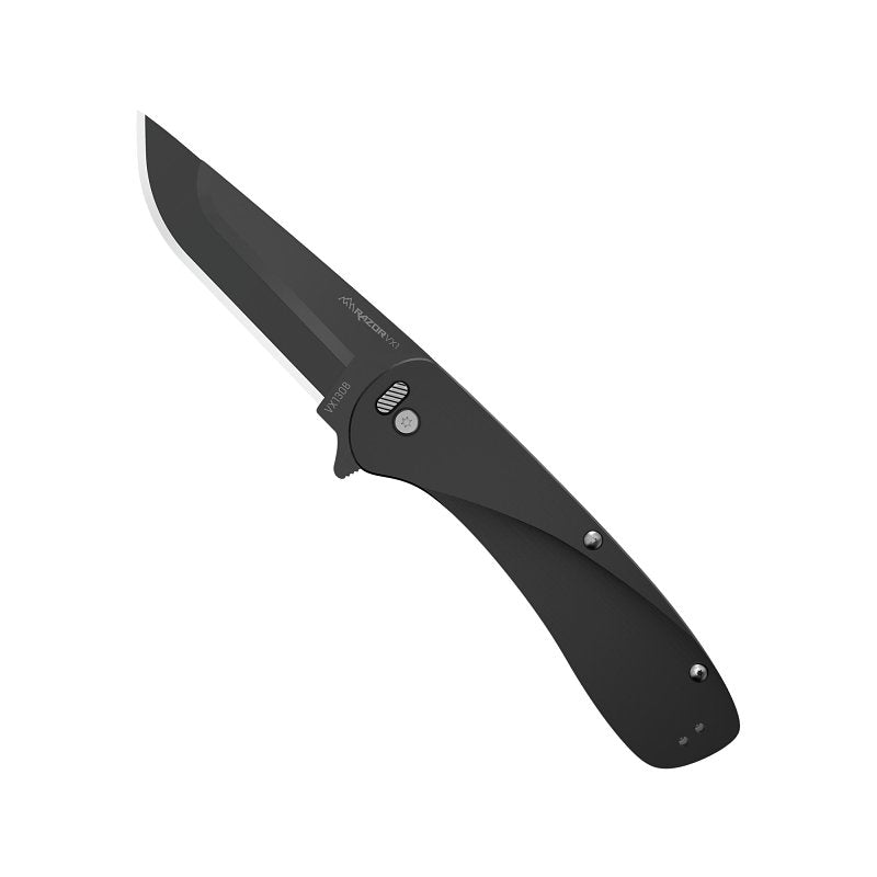 OUTDOOR EDGE CUTLERY Outdoor Edge RazorSafe�� VX Series VX130B-C Everyday Carry Knife, 3 in L Blade, Stainless Steel Blade, Black Handle