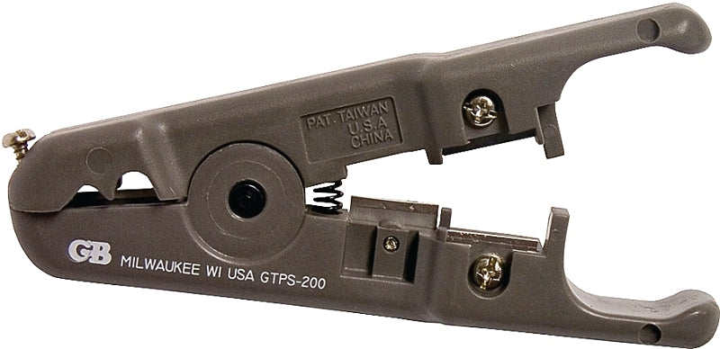 GB Gardner Bender GTPS-3200 Cable Stripper, 1/8 to 3/8 in Wire, 0.24 in Dia Stripping, 4-1/2 in OAL ELECTRICAL GB