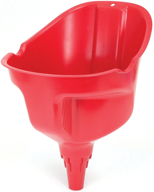 HOPKINS FloTool 10705EMI/05063 Funnel, Resin, Red, 9 in H