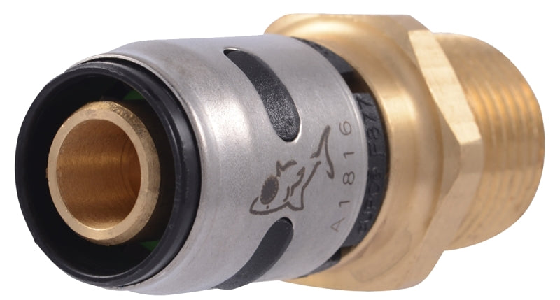 SHARKBITE SharkBite EvoPEX K120A Adapter, 1/2 in, Push-Fit x MPT, 160 psi Pressure PLUMBING, HEATING & VENTILATION SHARKBITE