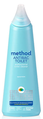 METHOD method 1221 Toilet Bowl Cleaner, 24 oz, Liquid, Pleasant, Light Blue