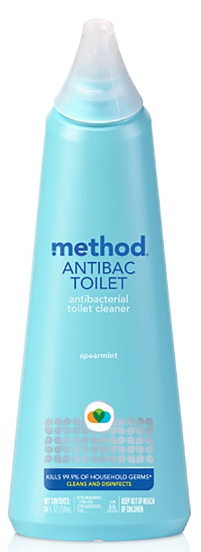 METHOD method 1221 Toilet Bowl Cleaner, 24 oz, Liquid, Pleasant, Light Blue