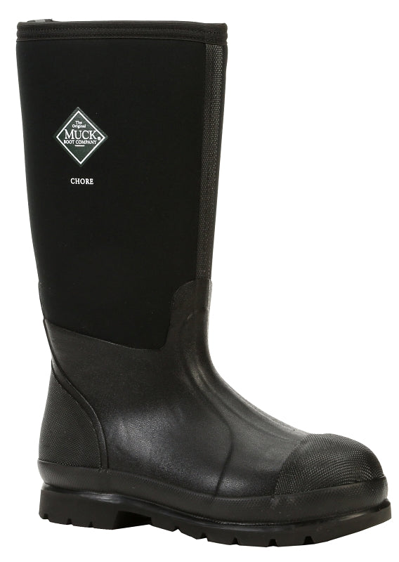 ROCKY BRANDS INC Muck CHORE Series CHH-000A-BL-060 Boots, 6, Black, Rubber Upper
