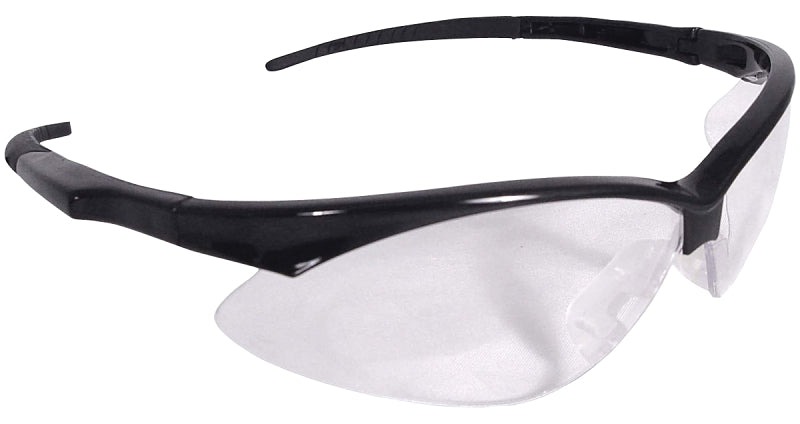 RADIANS Radians AP1-10-GF12 Safety Glasses, Hard-Coated Lens, Black Frame