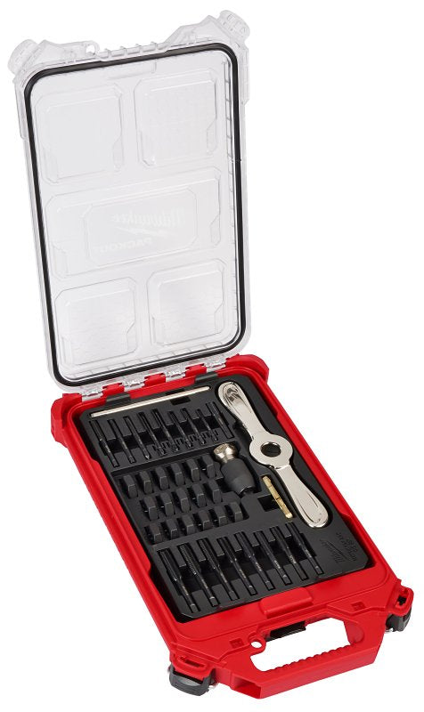 MILWAUKEE Milwaukee 49-22-5603 Tap and Die Set, 38-Piece, Metal, Black Oxide TOOLS MILWAUKEE