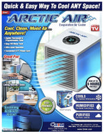 ARCTIC AIR ARCTIC AIR Ultra AAU-MC12/4 Portable Evaporative Cooler, 1 gal Tank, 3-Speed, 120 V, 1.5 A, Blue/White