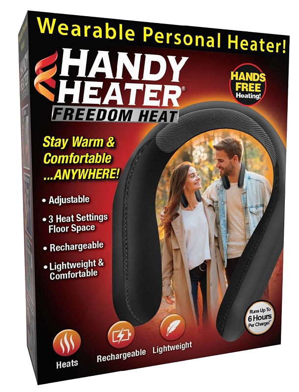 HANDY HEATER Handy Heater HTBS-MC12/4 Wearable Heater, ABS/Stainless Steel/TPE, Black