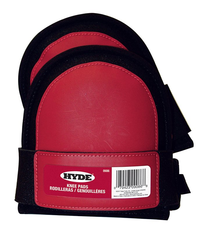 HYDE TOOLS Hyde 09086 Knee Pad, PVC Pad, Hook and Loop