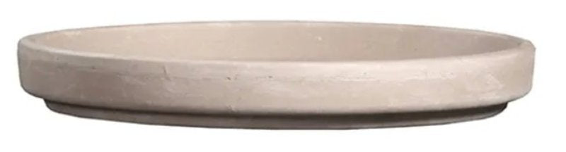 BORDER CONCEPTS INC Border Concepts 805450 German Waterproof Saucer, 6-3/4 in Dia, Clay, Granite