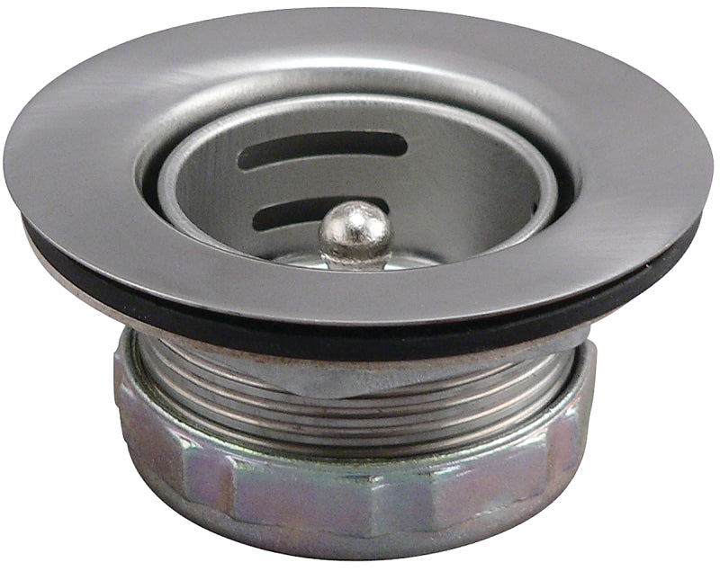 KEENEY Keeney K5421 Basket Strainer Assembly, 2-7/8 in Dia, Stainless Steel, 1-3/4 in Mesh PLUMBING, HEATING & VENTILATION KEENEY