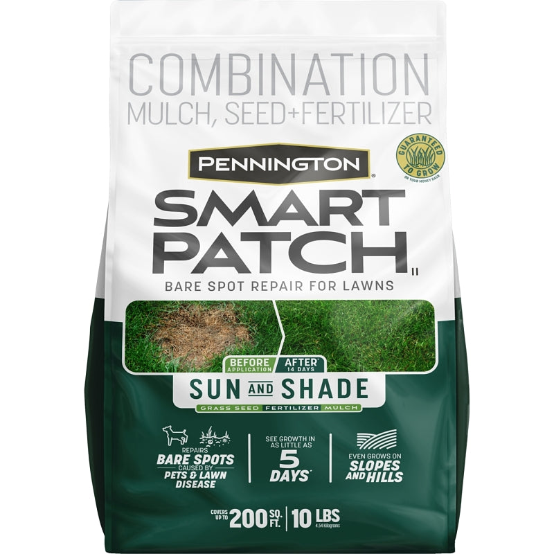 PENNINGTON Pennington Smart Patch 100545664 Sun and Shade Mix, 10 lb Bag
