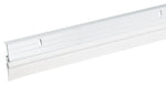FROST KING Frost King W59/36H Door Sweep, Aluminum Flange, Vinyl Insert, 36 in L, 1-5/8 in W