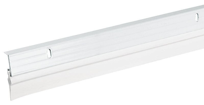 FROST KING Frost King W59/36H Door Sweep, Aluminum Flange, Vinyl Insert, 36 in L, 1-5/8 in W