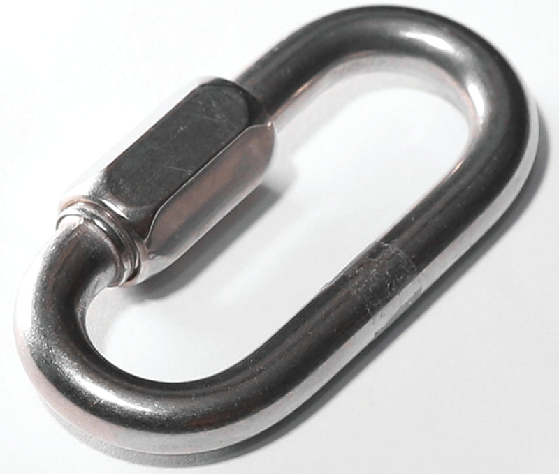 BARON Baron 7350T-1/4 Quick Link, 19/32 in Opening, 2-1/4 in L x 1/4 in THK Dimensions, 660 lb Working Load, Steel, Zinc HARDWARE & FARM SUPPLIES BARON